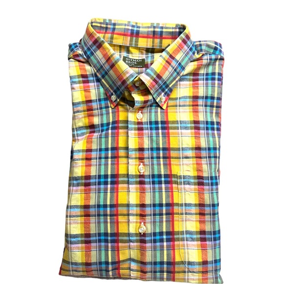 SzXL Gorman Bros. Long Sleeve Check Button Down Shirt - Picture 3 of 5